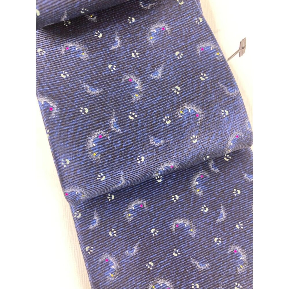 Nwot NEW Bvlgari Bulgari ***7-Fold*** 100% Silk Tie - Picture 2 of 4